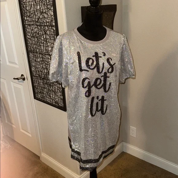 peach love sequin dress Peach Love Sequin Guitar Dress